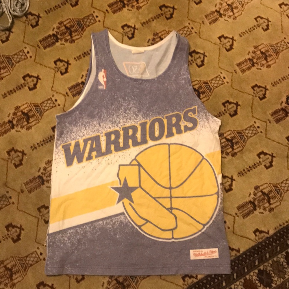 basketball warriors tank top